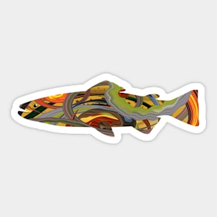 Mystic Trout- Rainbow Trout Sticker